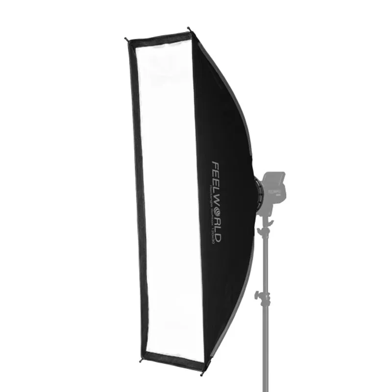 FEELWORLD FSR120 SOFTBOX RECTANGULAIRE PORTABLE 30x120CM POUR LUMIÈRE DE STUDIO VIDÉO BOWENS MOUNT