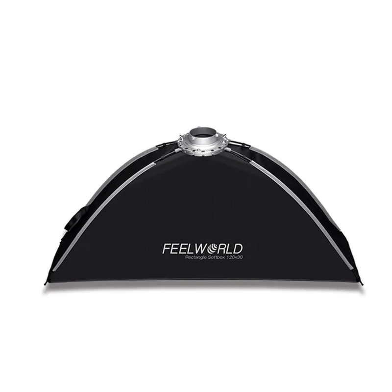 FEELWORLD FSR120 SOFTBOX RECTANGULAIRE PORTABLE 30x120CM POUR LUMIÈRE DE STUDIO VIDÉO BOWENS MOUNT