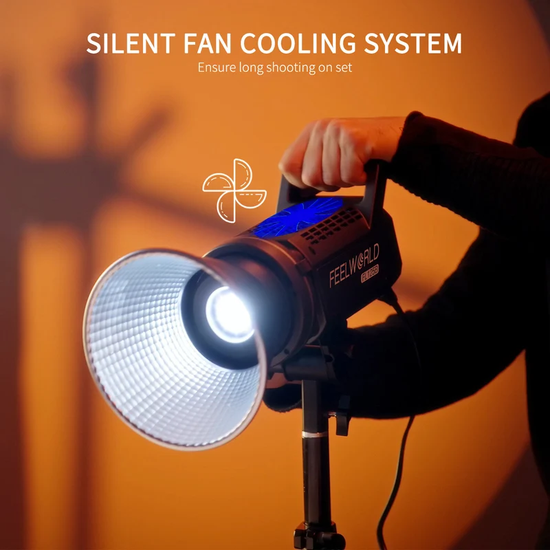 FEELWORLD FL125B Lampe de studio vidéo 125 W avec éclairage continu bicolore 2700K ~ 6500K