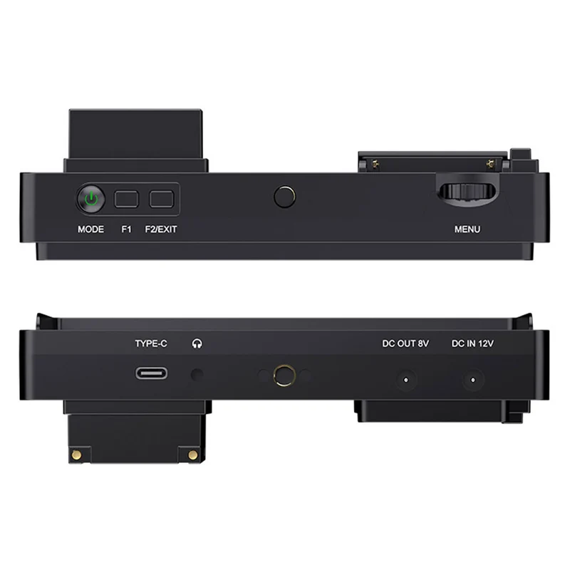 Moniteur de terrain FEELWORLD FW568S 6 pouces 450 nits pour appareils photo reflex numériques avec kit d'alimentation externe F970, SDI 4K et HDMI.