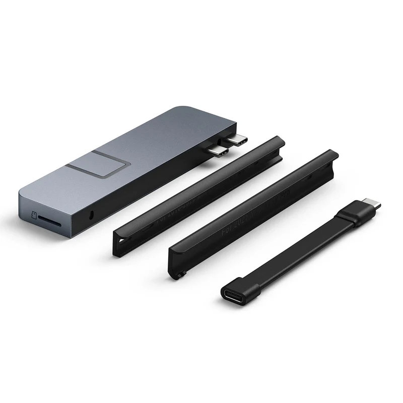 Hub USB-C DUO PRO 7-en-2 - Gris