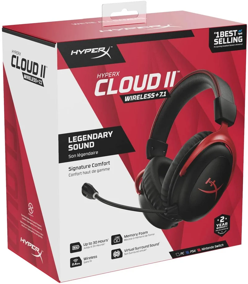 HyperX Cloud II Wireless - Gaming Headset