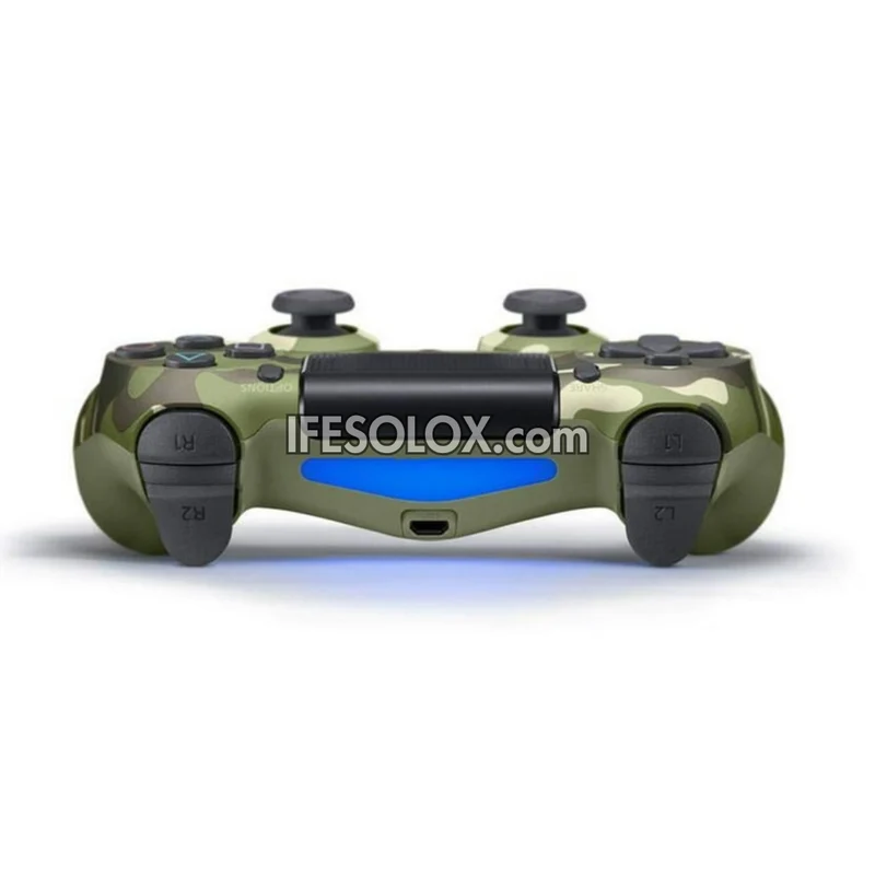 Sony PS4 DualShock 4 Game Controller for PS4, PC, Smartphones and Gadgets (Green Camouflage) - Brand New