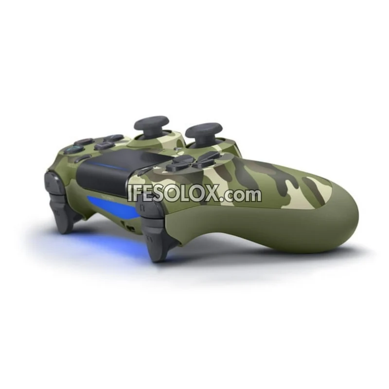 Sony PS4 DualShock 4 Game Controller for PS4, PC, Smartphones and Gadgets (Green Camouflage) - Brand New