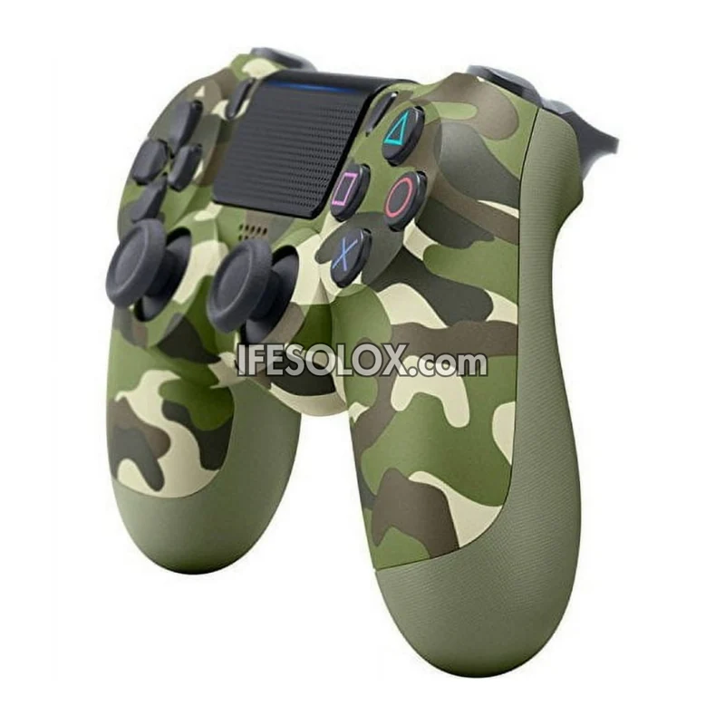 Sony PS4 DualShock 4 Game Controller for PS4, PC, Smartphones and Gadgets (Green Camouflage) - Brand New