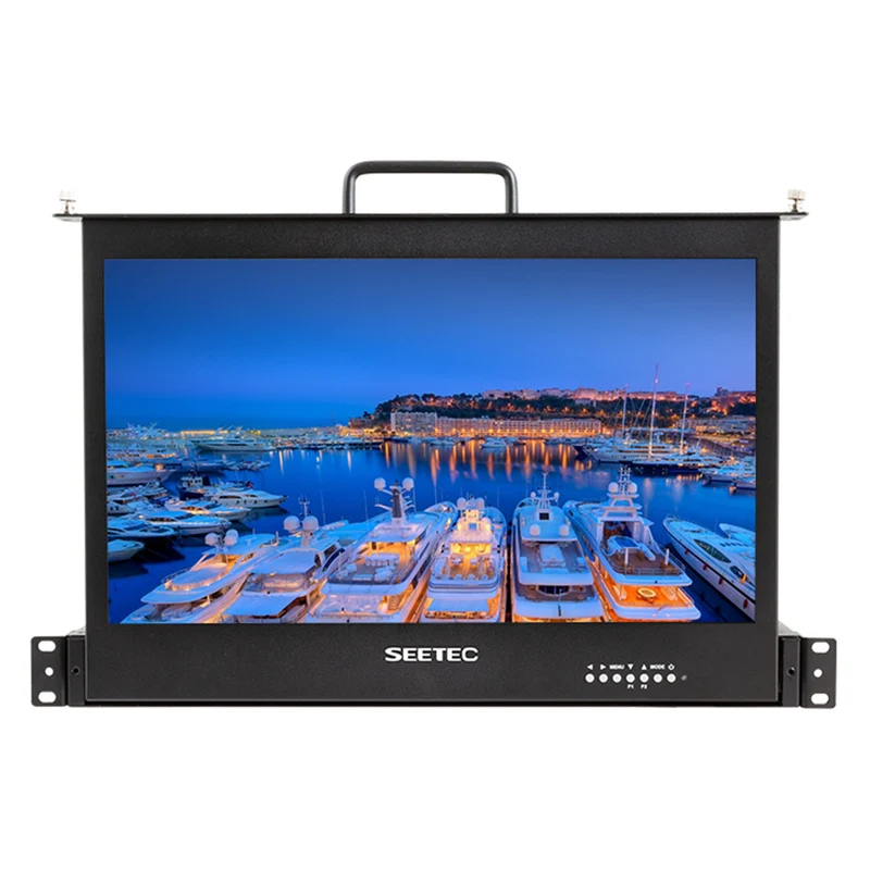 SEETEC SC173-HSD-56 17.3 pouces 1920x1080 1RU moniteur de montage en rack extractible HDMI SDI In Out