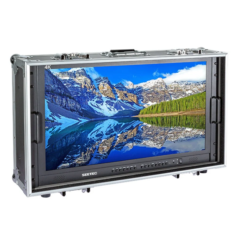SEETEC 4K280-9HSD-CO 27 pouces 3840 × 2160 Moniteur de diffusion directeur SDI 4 HDMI Quad Display