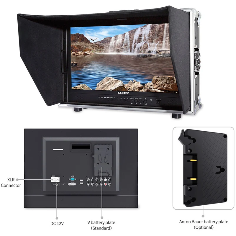 SEETEC P215-9HSD-192-CO 21.5 pouces 1920 × 1080 Moniteur de diffusion directeur SDI HDMI