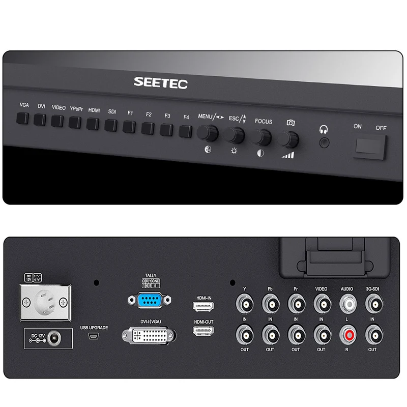 Moniteur de diffusion SEETEC P215-9HSD 21.5 pouces 1920×1080, compatible 3G-SDI et 4K HDMI