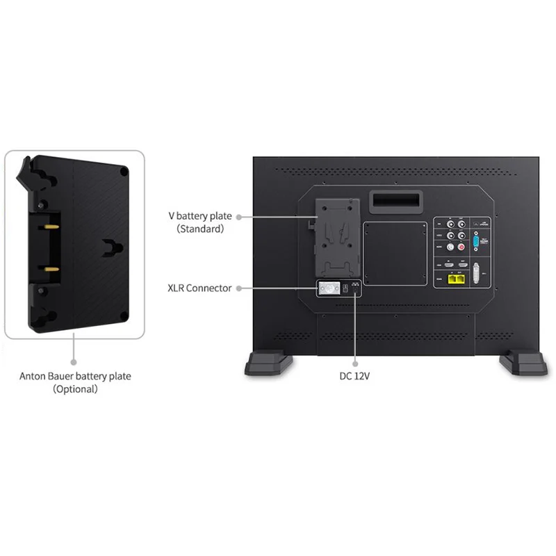 SEETEC FS215-S4K 17.3 pouces 1920x1080 directeur de diffusion moniteur UMD texte Tally affichage SDI HDMI