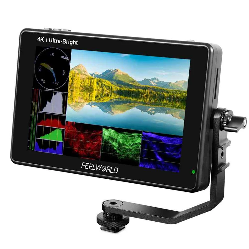 FEELWORLD LUT7 PRO 7 pouces 2200nits appareil photo reflex numérique moniteur de terrain LUT Touch F970 Kit externe HDMI