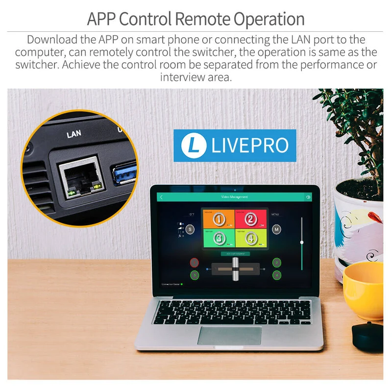 FEELWORLD LIVEPRO L1 V1 Multi caméra mélangeur vidéo commutateur écran LCD 4 entrée HDMI USB3.0 flux en direct