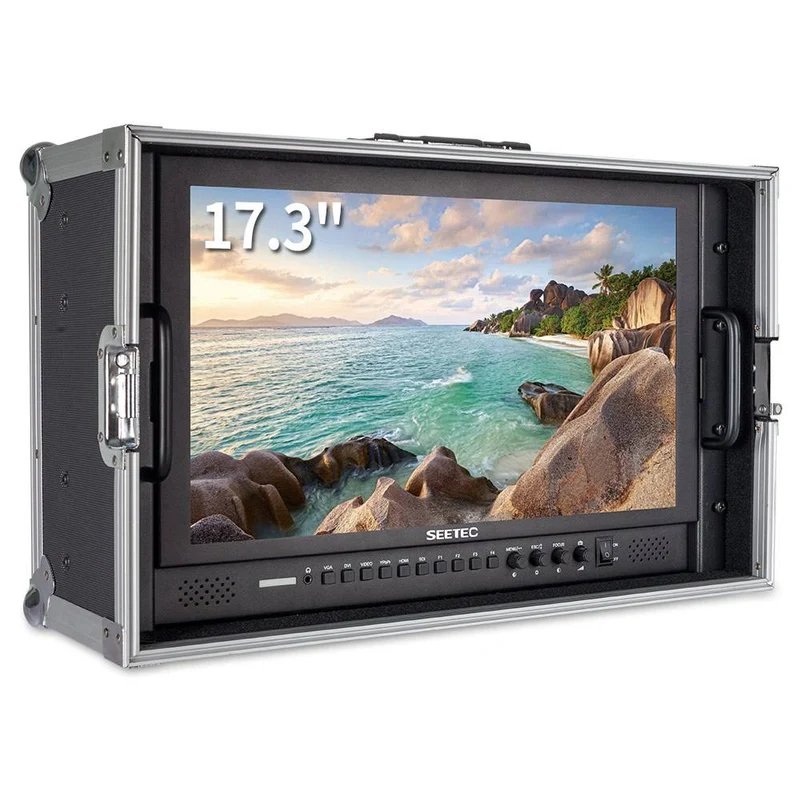 SEETEC P173-9HSD-CO Moniteur directeur de diffusion 17.3 pouces 1920x1080 avec entrée SDI HDMI