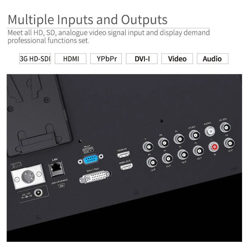 SEETEC P173-9HSD-CO Moniteur directeur de diffusion 17.3 pouces 1920x1080 avec entrée SDI HDMI
