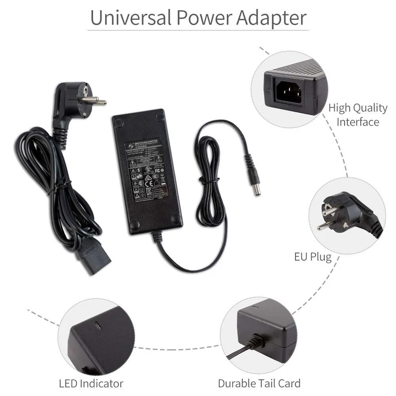 Adaptateur d'alimentation domestique Feelworld DC 12V 3A pour Feelworld FW279 FW279S uniquement pour la norme européenne