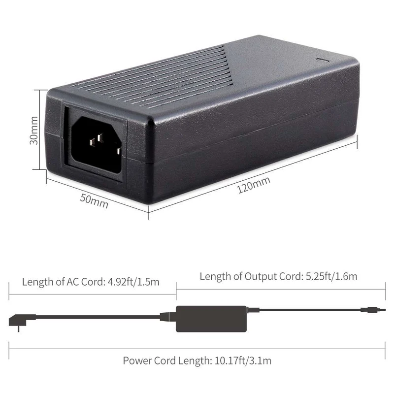 Adaptateur d'alimentation domestique Feelworld DC 12V 3A pour Feelworld FW279 FW279S uniquement pour la norme européenne