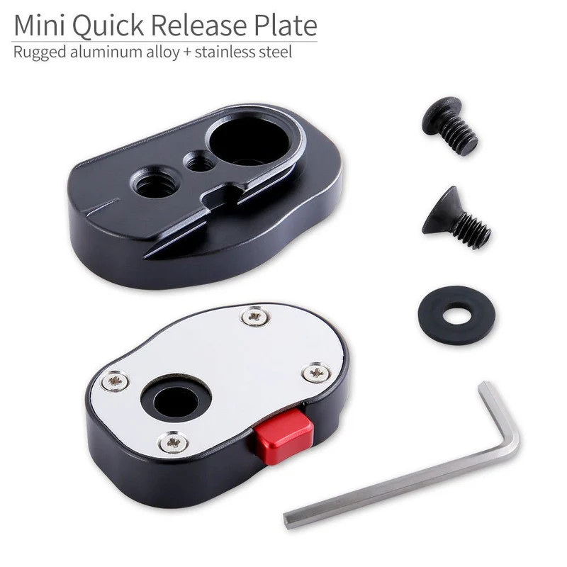 Plateau de fixation rapide pour moniteur de terrain FEELWORLD pour moniteur DSLR pouces 3.5 5 pouces 7 avec vis en pouces 1 / 4