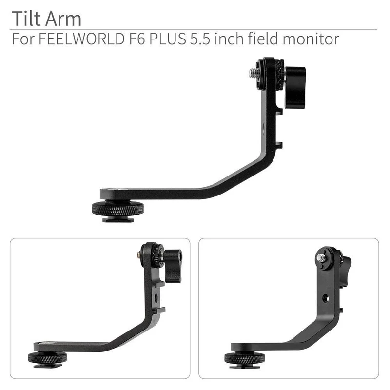 Tilt Bras pour moniteur de terrain à écran tactile FEELWORLD F6 PLUS 5.5 Pouce 3D LUT