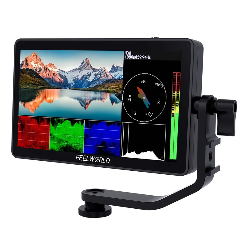 FEELWORLD F6 PLUS 6 pouces petit écran tactile 3D LUT Caméra Moniteur de terrain DSLR 1920x1080 HD 4K HDMI