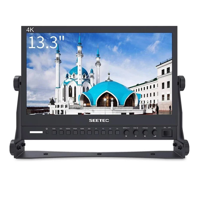 SEETEC P133-9HSD Moniteur directeur de diffusion 13.3 pouces 1920x1080 avec SDI 4K HDMI