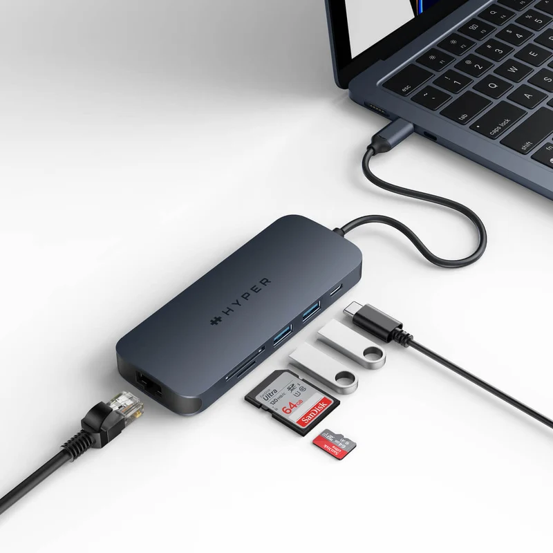 Hub USB-C à 8 ports HyperDrive Next