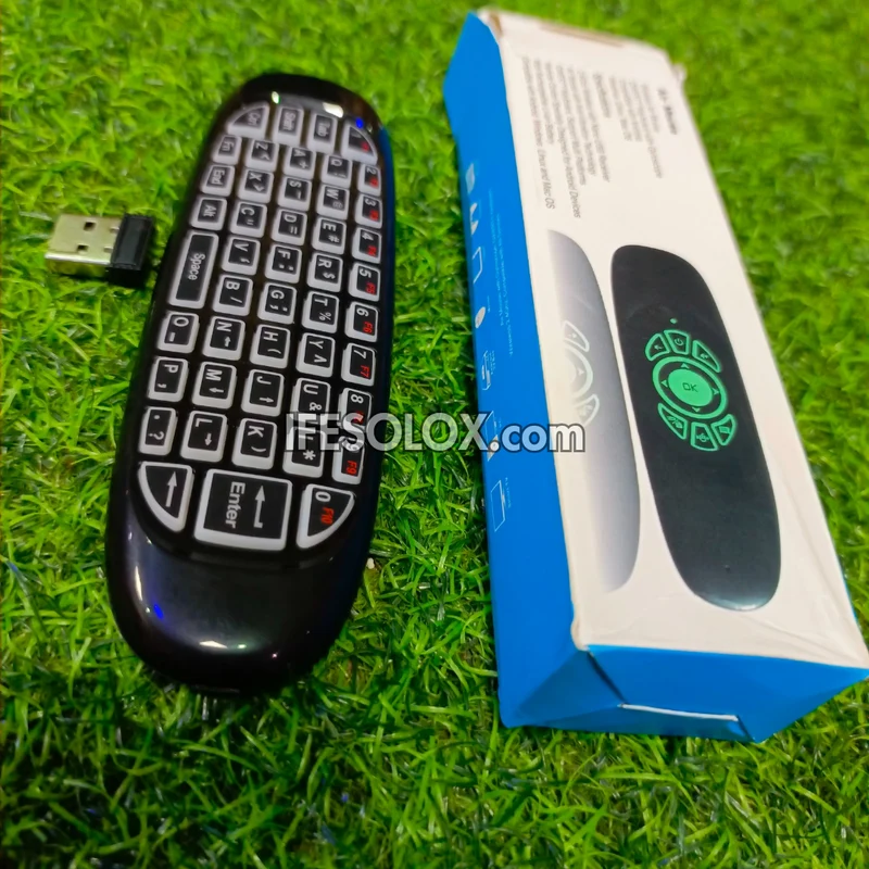 Wireless Air Mouse and Mini-Keyboard for Smart TV, Computers, Android, Projectors - Brand New