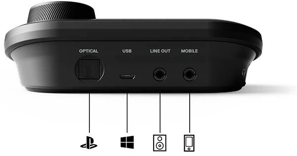 SteelSeries Arctis Pro + GameDAC Wired Gaming Headset - Certified Hi-Res Audio - Dedicated DAC and Amp - for PS4 and PC