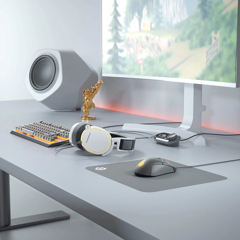 SteelSeries Arctis Pro + GameDAC Wired Gaming Headset - Certified Hi-Res Audio - Dedicated DAC and Amp - for PS4 and PC
