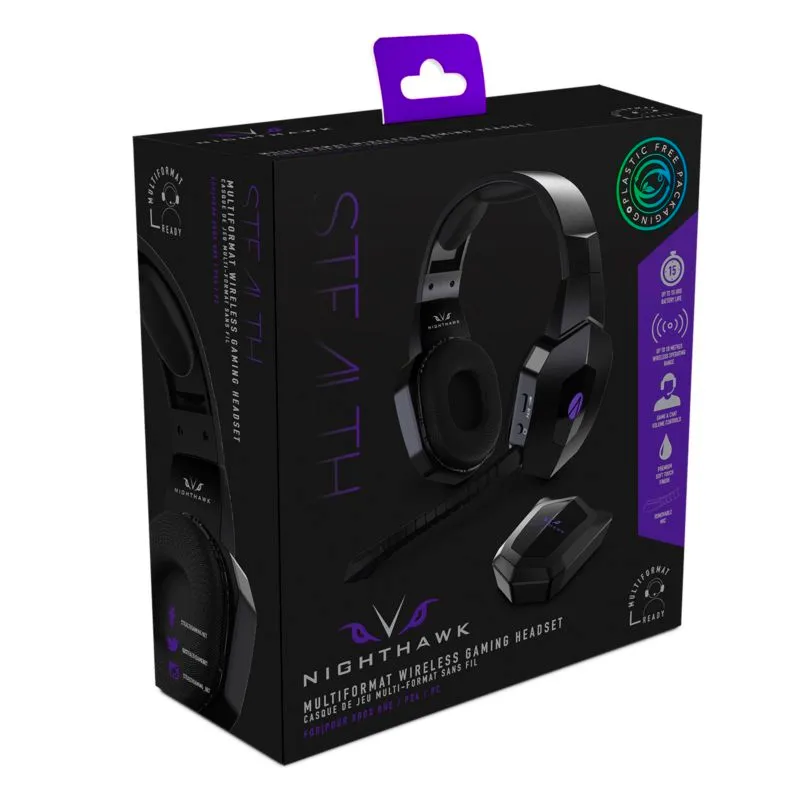 Stealth NIGHTHAWK WIRELESS STEREO GAMING HEADSET