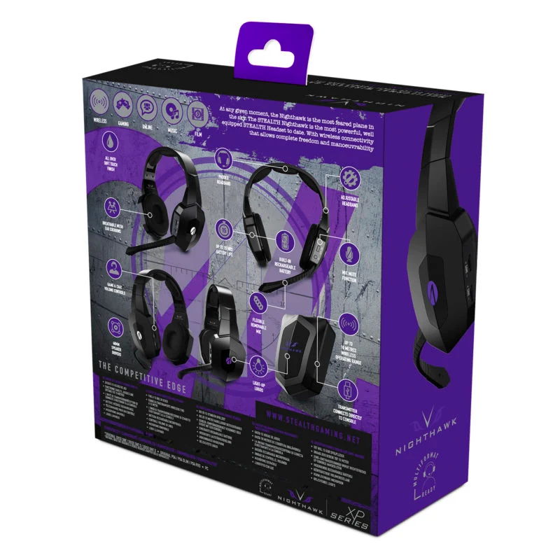 Stealth NIGHTHAWK WIRELESS STEREO GAMING HEADSET