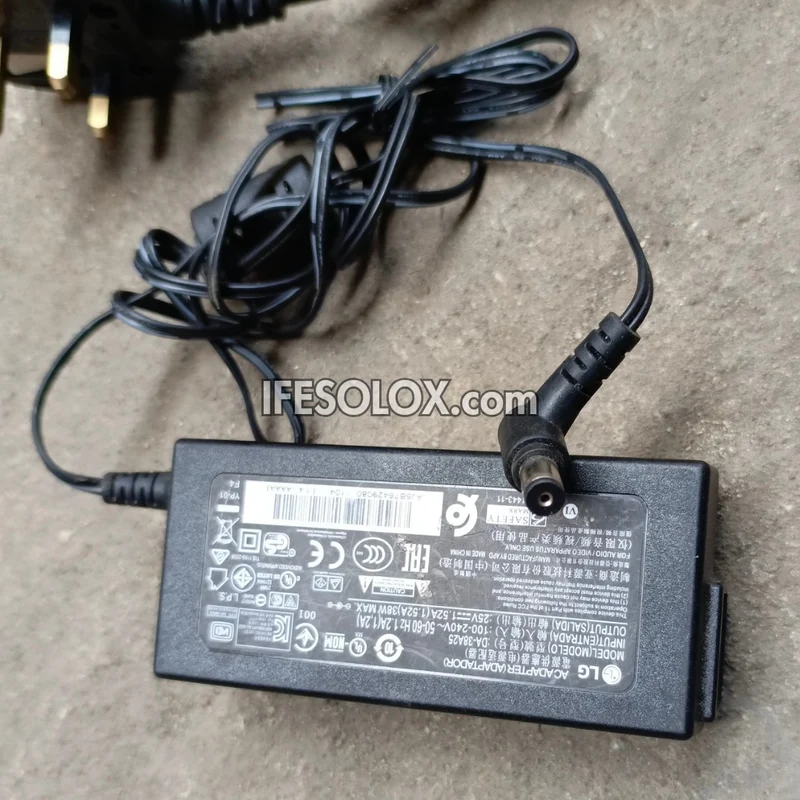 LG DC25V 1.52A Power Adapter for LG Sound Bars - Foreign Used