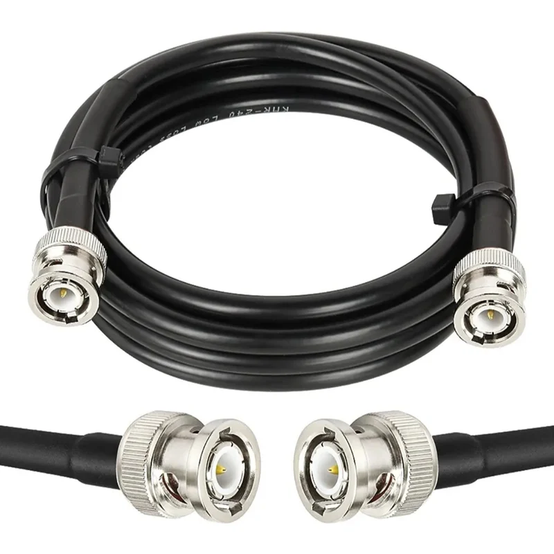 Premium Quality RG8X 50ohms BNC male to male HD-SDI Video Jumper cable (1.5m, 3m, 5m, 10m, 20m, 30m, 50m, 100m)