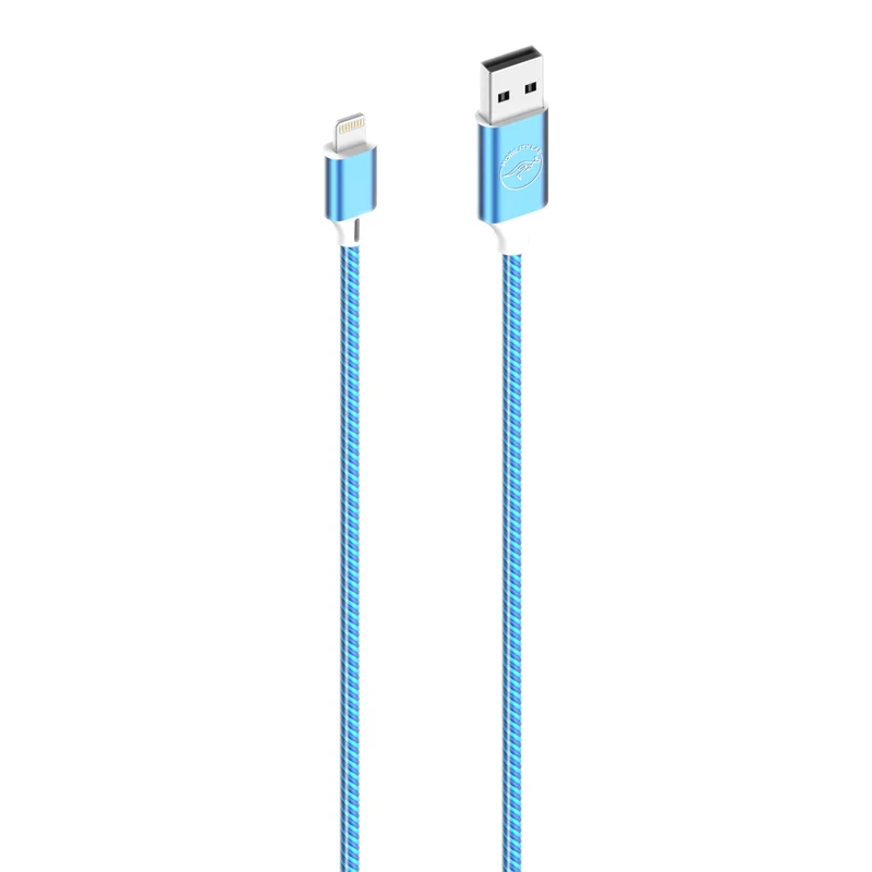 CABLES DE CHARGE TYPE C VERS LIGHTNING NEON 1M