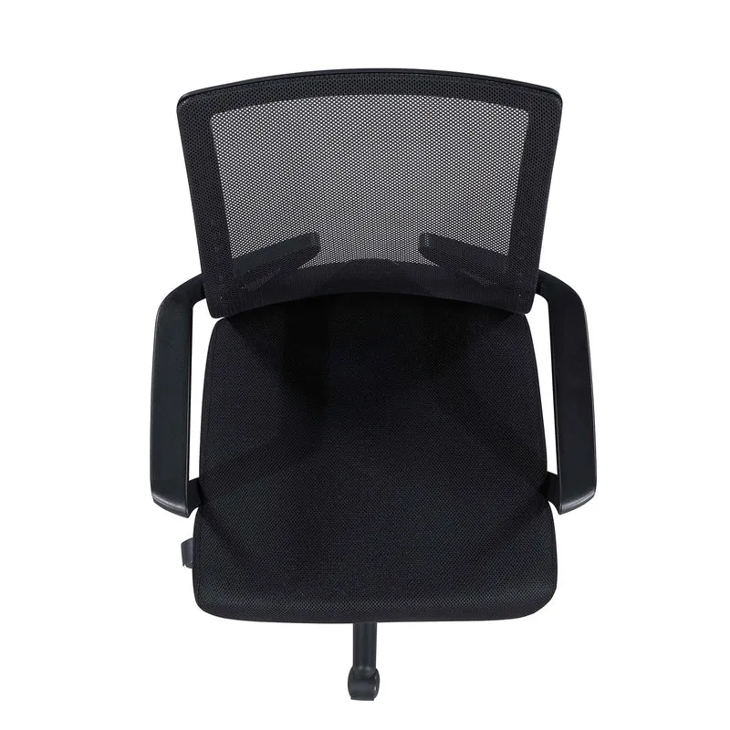 Z-EDGE Height Adjustable Office/Task Chair with Armrest for Home Office, Black