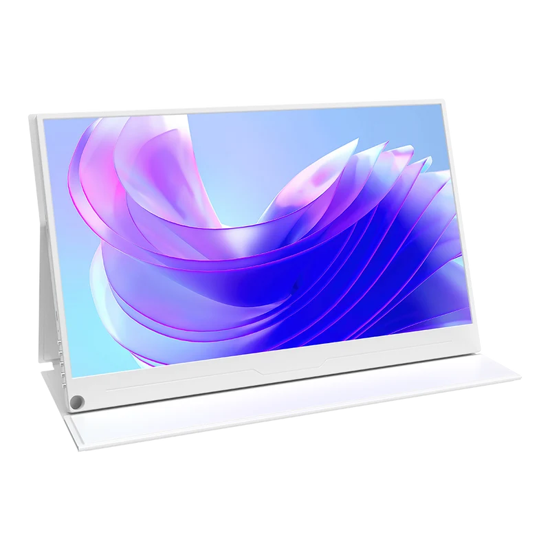 UPERFECT USetup T4 - Moniteur blanc 15,6 pouces ordinateur de jeu Pc 1080P 60 Hz