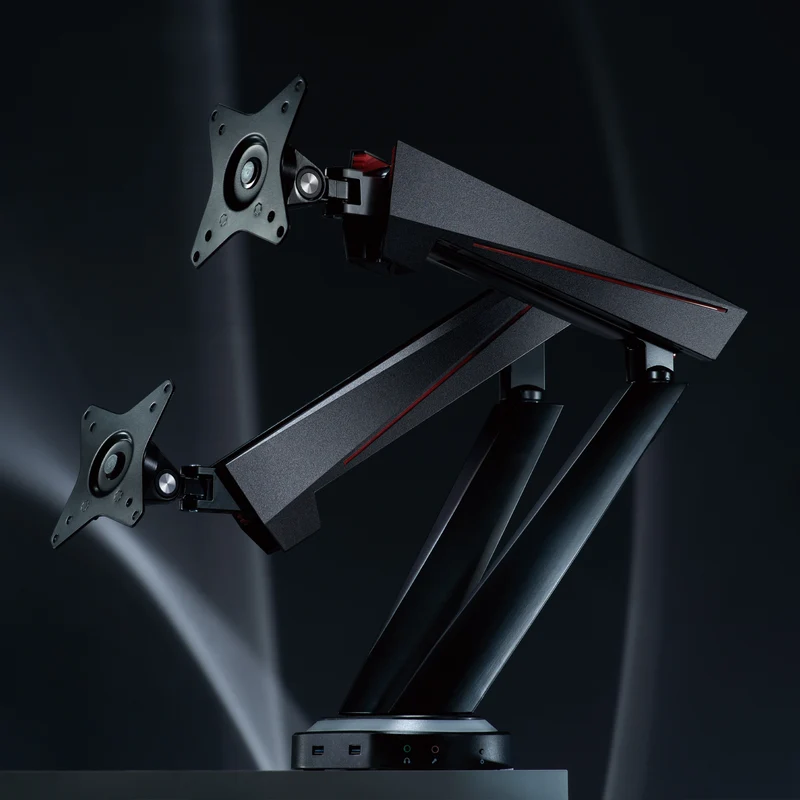Almost Perfect Desky Dual LED Gaming Monitor Arm