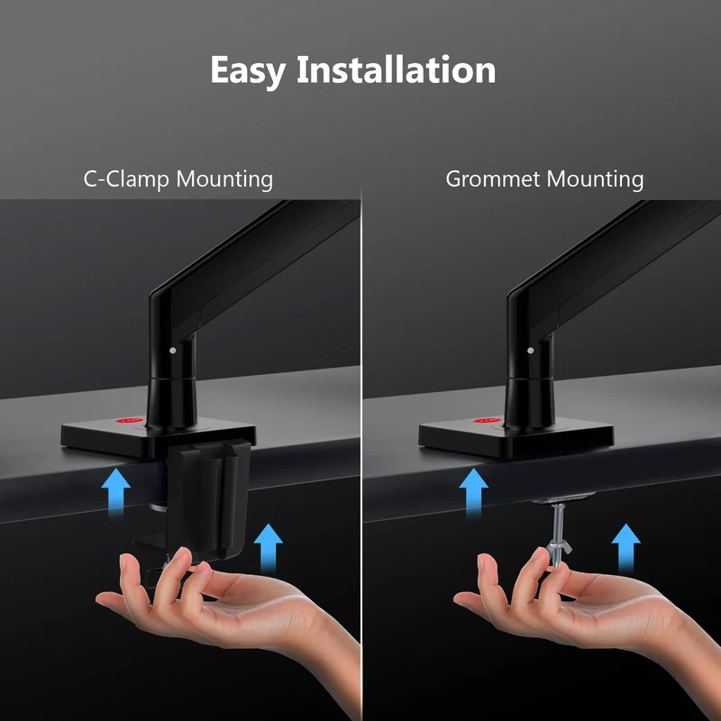 MS05 Monitor Mount, Gas Spring Monitor Desk Mount Monitor Arm