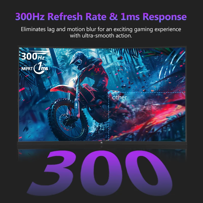 Z-EDGE UG27H 27" 300Hz Curved Gaming Monitor