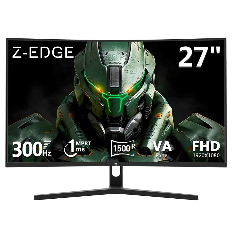 Z-EDGE UG27H 27" 300Hz Curved Gaming Monitor