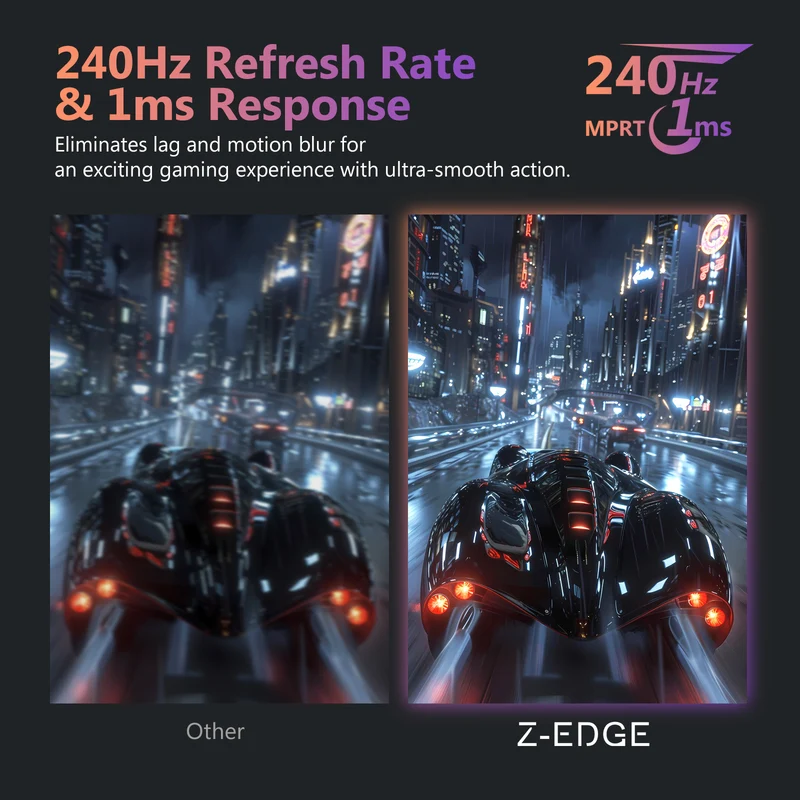 Z-EDGE UG27PJ 27" 240Hz White Gaming Monitor