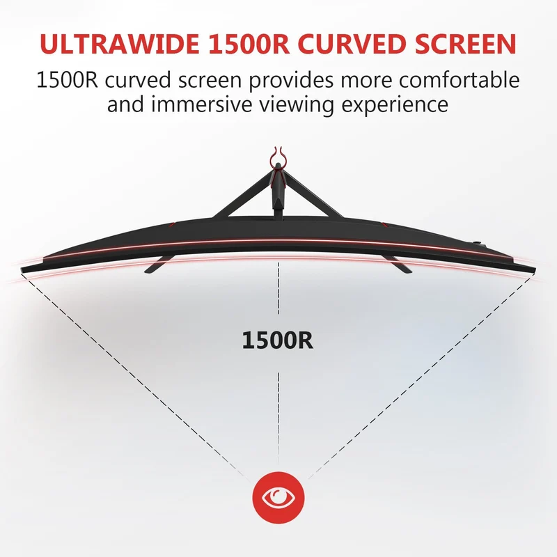 Refurbished: Z-EDGE 27" 240Hz/280Hz Curved Gaming Monitor