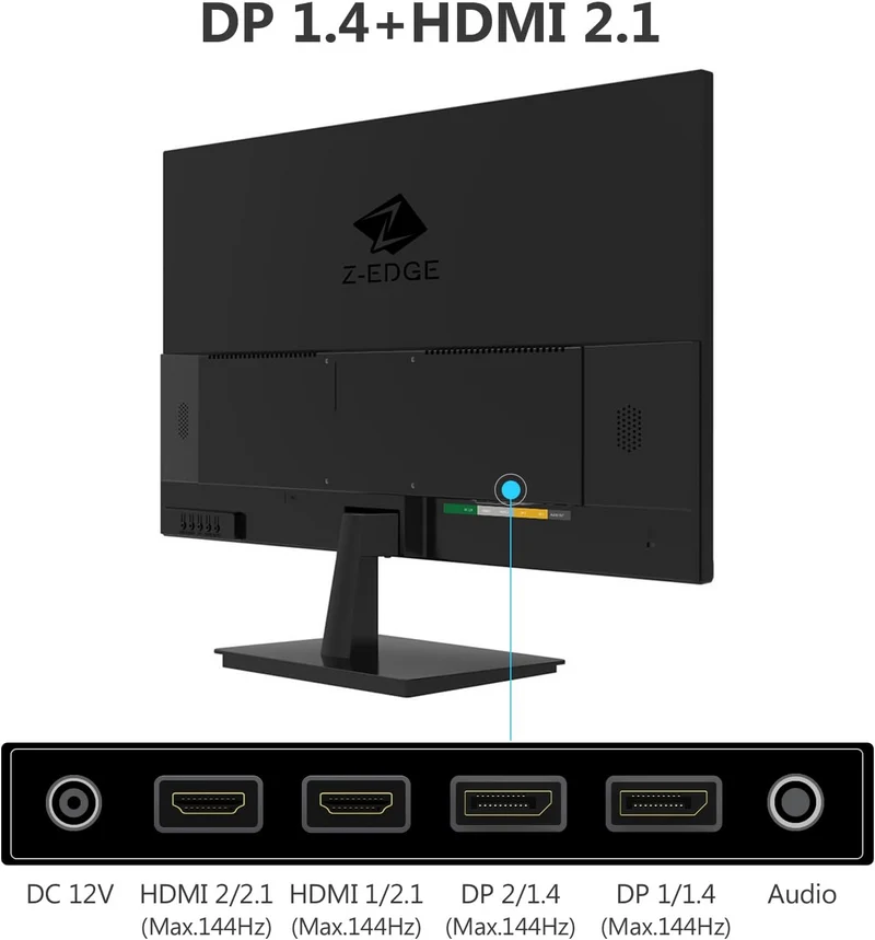 Z-EDGE U28I4K 28" 4K 144Hz IPS Eye-Care Home & Office Monitor