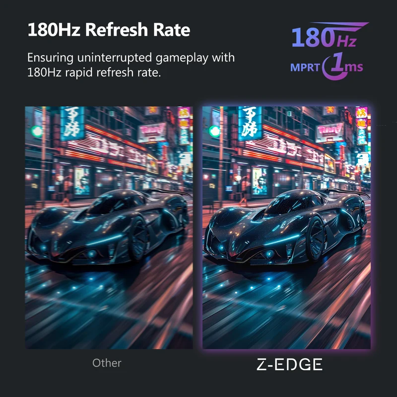 Z-EDGE UG27 27" 180Hz Curved Gaming Monitor