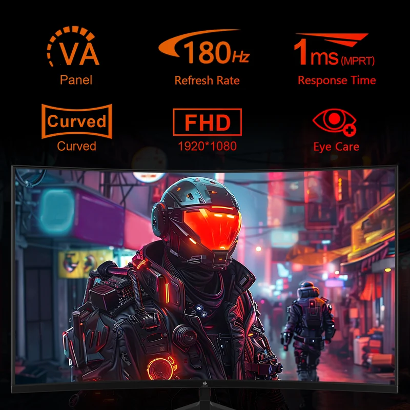 Z-EDGE UG24 24'' 180Hz Curved Gaming Monitor