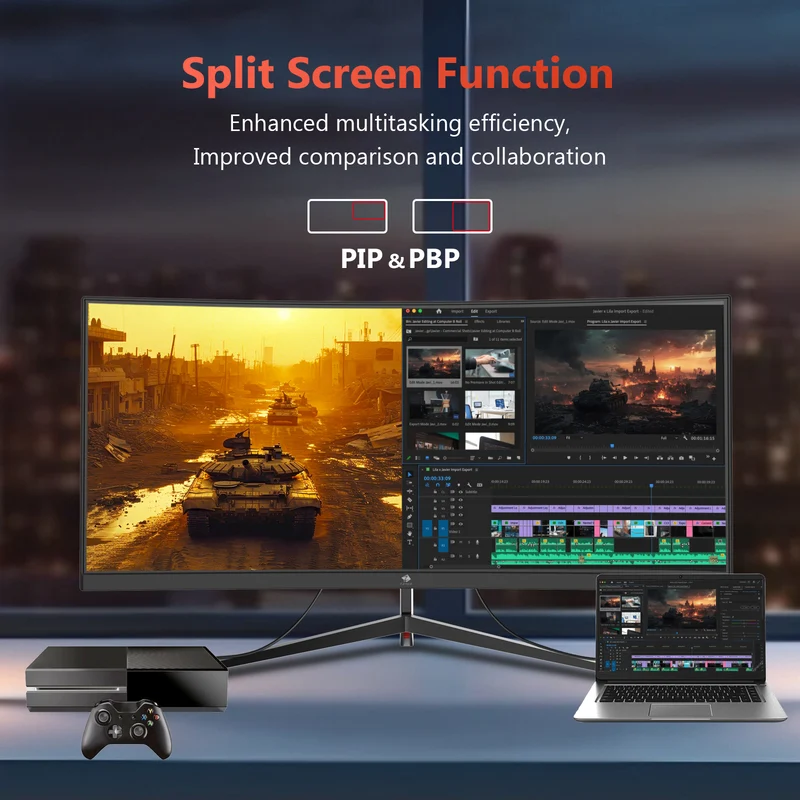 Z-EDGE UG30 30" 200Hz Ultrawide WFHD Curved Gaming Monitor