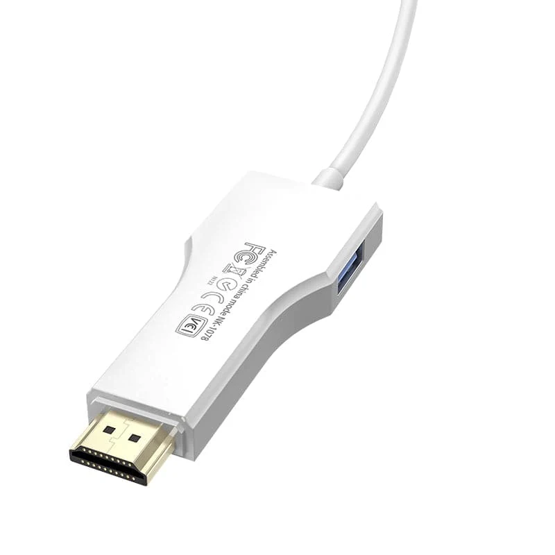 UCable - Câble iPhone Lightning vers HDMI pour projecteur de moniteur TV