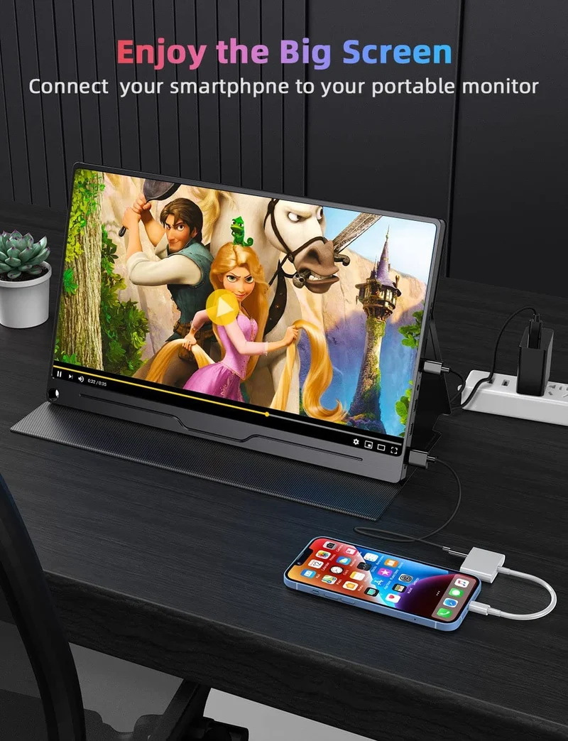 UAdapter - Écran de synchronisation de l'adaptateur Lightning vers HDMI pour iPhone, iPad, iPod