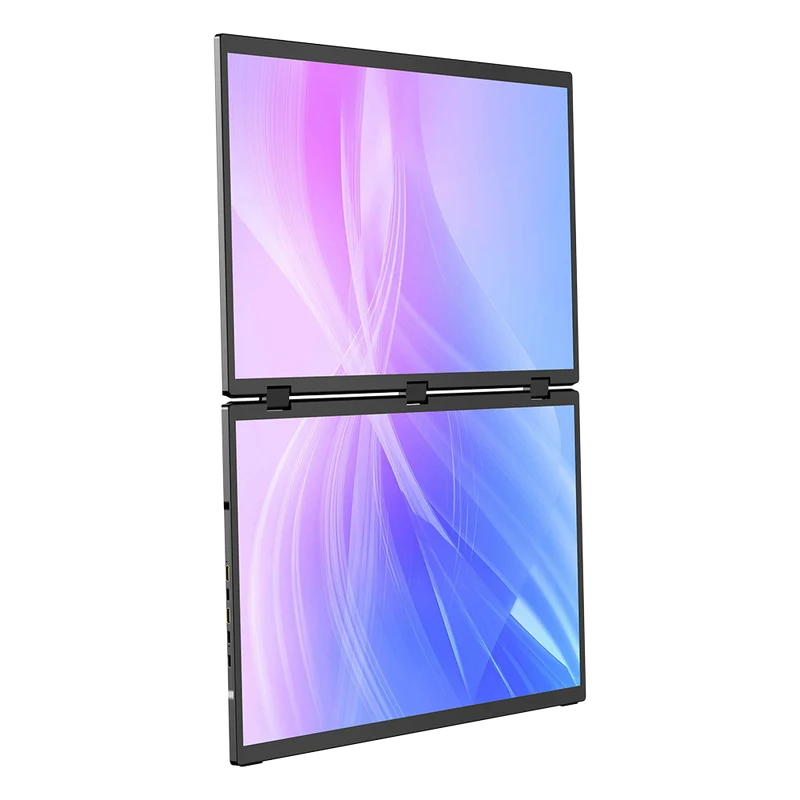 Delta Max Touch - Moniteur empilé pour ordinateur portable double écran pliable 18 pouces