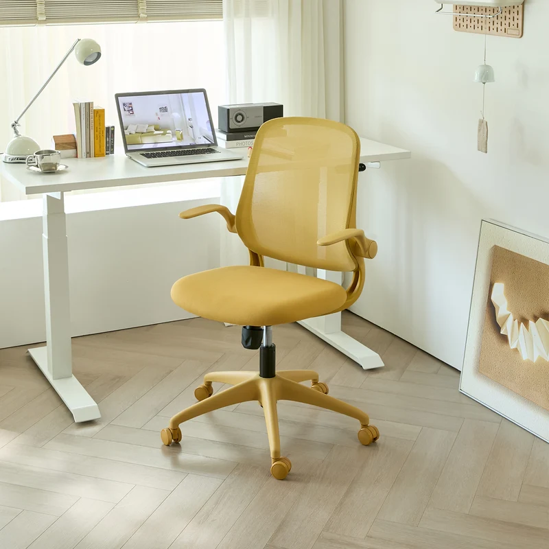 Z-EDGE Office Chair, Ergonomic Desk Chairs 330LBS Capacity Back Mesh Computer Chair with Flip-up Armrests, Comfy Work Chair with Lumbar Support