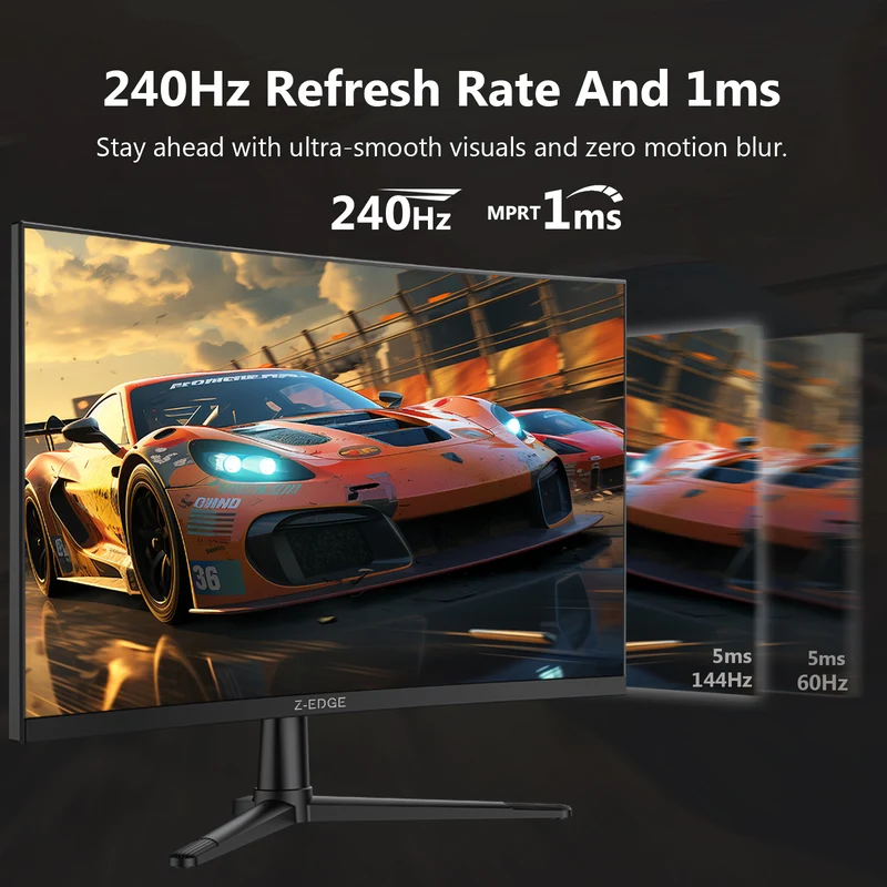 Z-EDGE UG27PX 27" 240Hz 2K QHD Curved Gaming Monitor